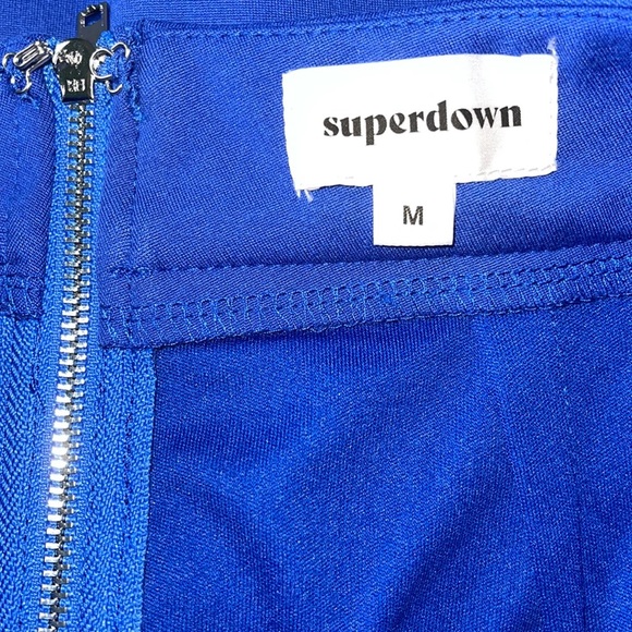 Superdown Tina Skirt Set in Cobalt Blue - Picture 8 of 8